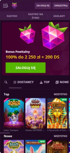 MalinaCasino oficjalna strona internetowa