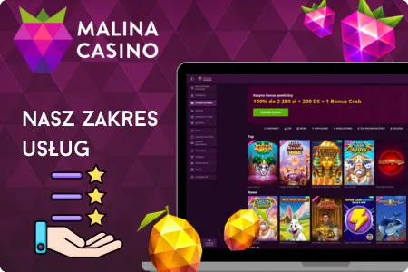 Malina Casino zakres