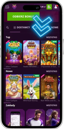 Malina Casino wybór metody wpłaty
