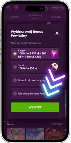 Polska strona internetowa Malina Casino